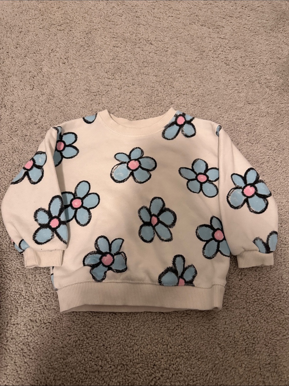 Zara baby floral sweater